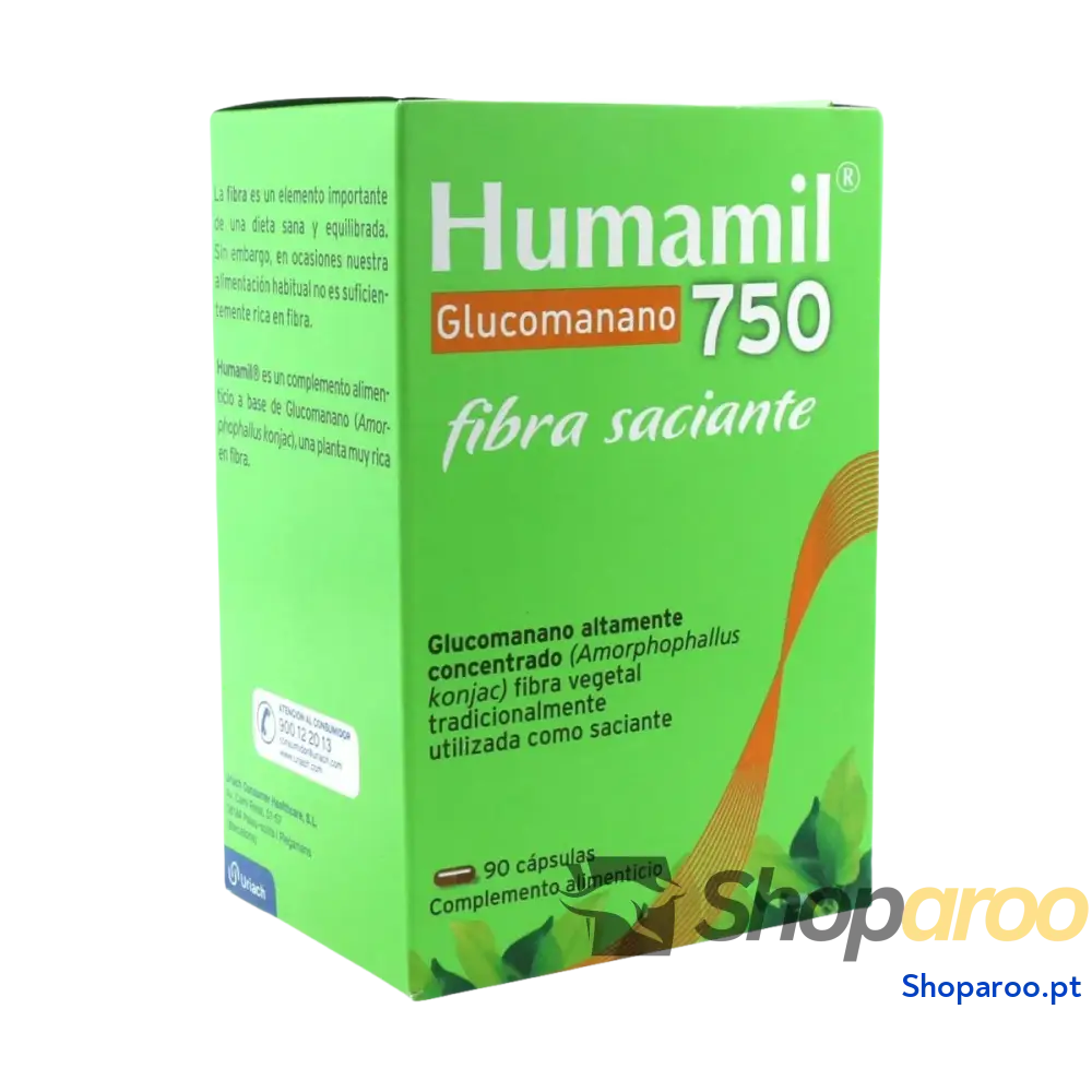 Suplemento digestivo Humamil Humamil 90 Unidades Fibra vegetal