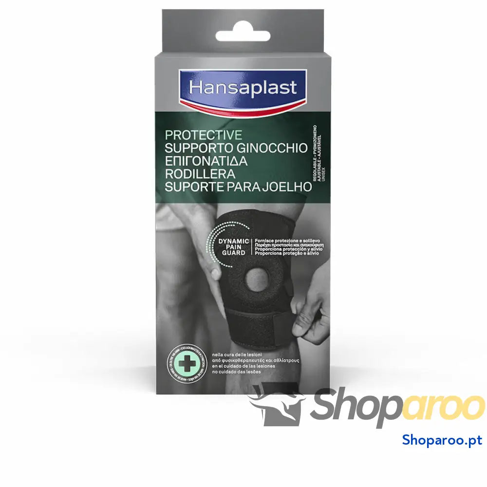 Suporte de Joelho Hansaplast Dynamic Pain Guard Preto