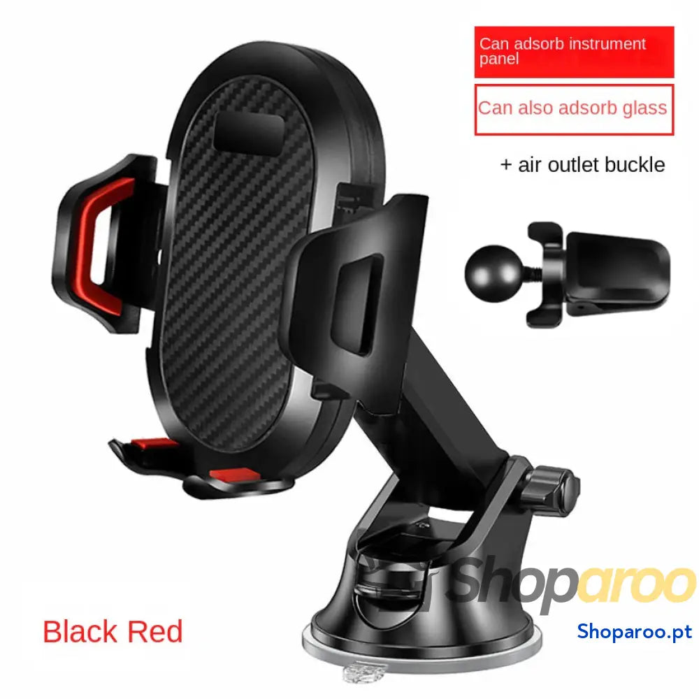 Suporte de telefone para automóvel com fecho automático haste longa