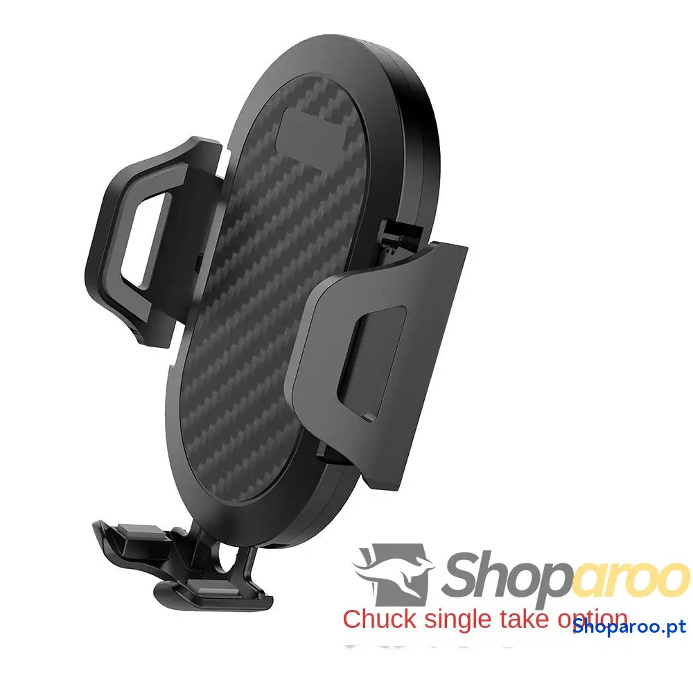Suporte de telefone para automóvel com fecho automático haste longa