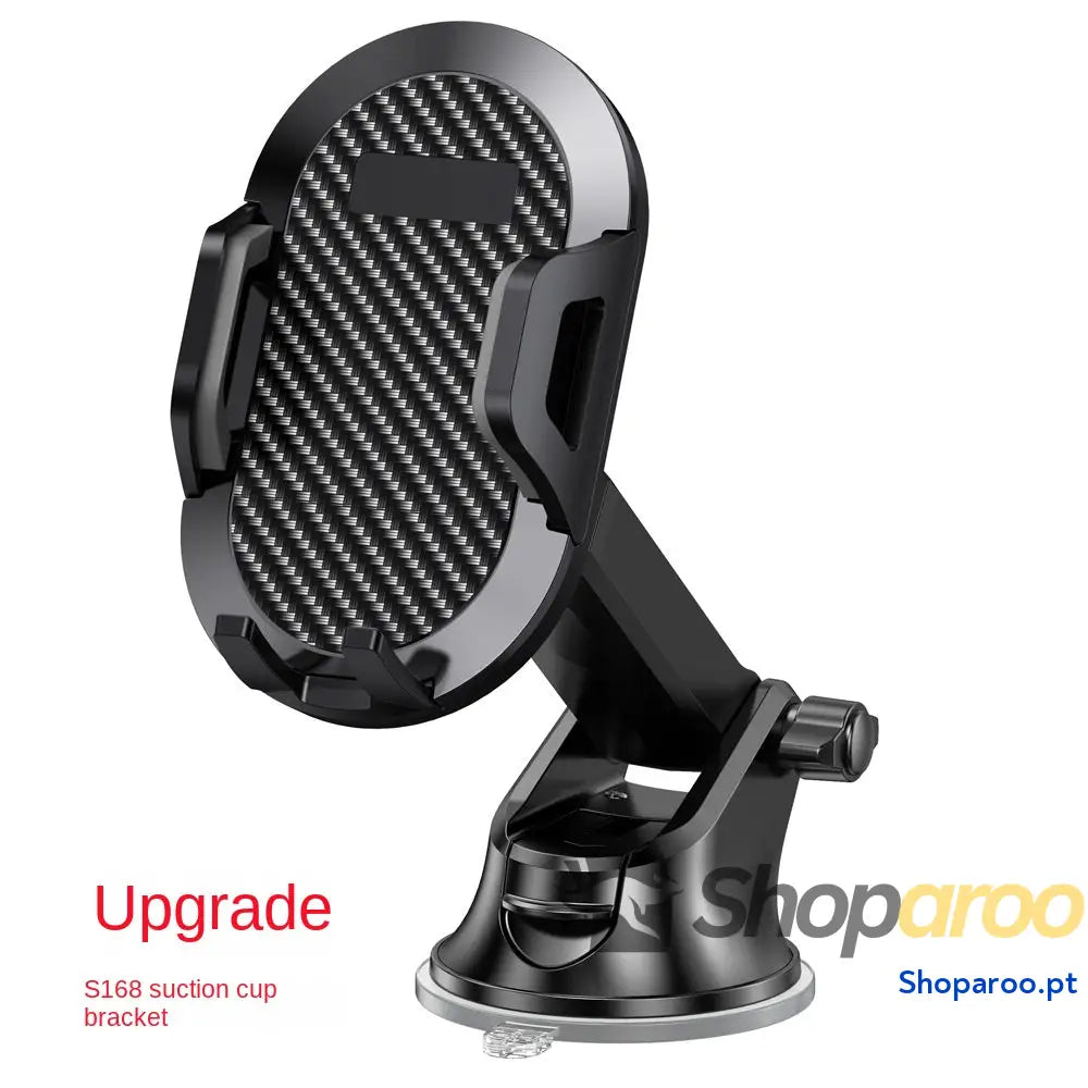 Suporte de telefone para automóvel com fecho automático haste longa