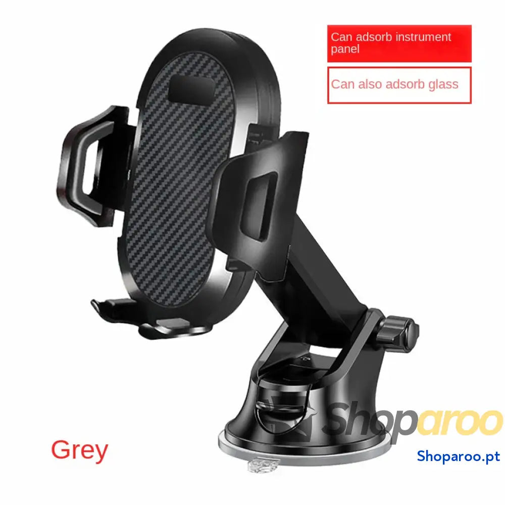 Suporte de telefone para automóvel com fecho automático haste longa