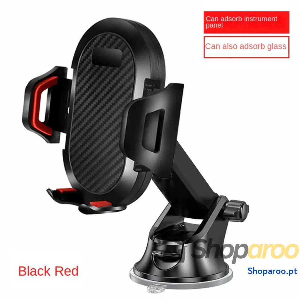 Suporte de telefone para automóvel com fecho automático haste longa