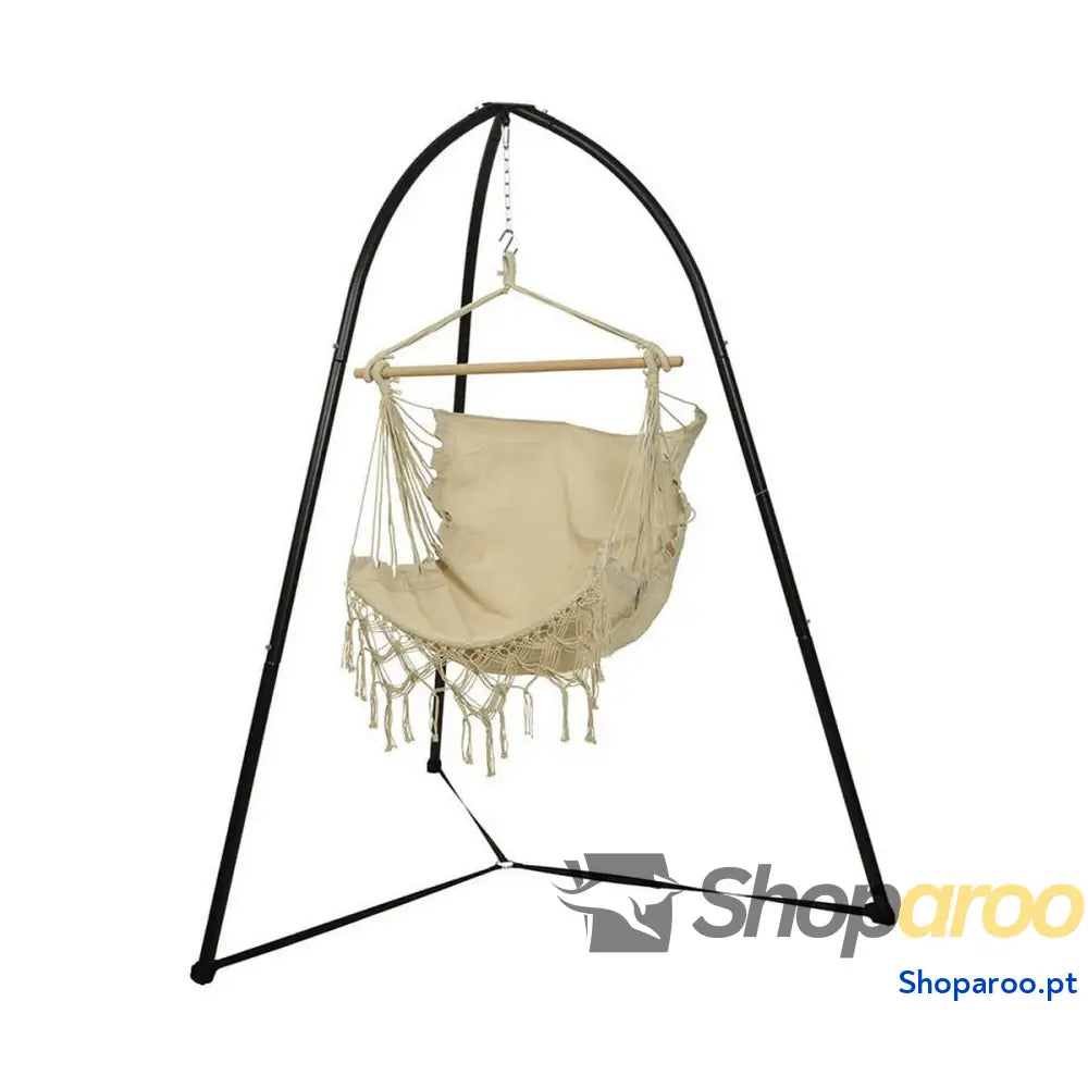 Suporte EDM Cinzento escuro 168 x 185 x 220 cm Cadeira de balouço
