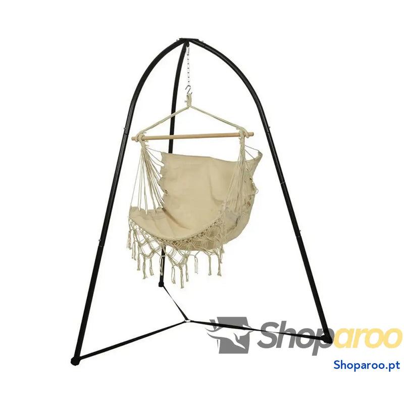 Suporte EDM Cinzento escuro 168 x 185 x 220 cm Cadeira de balouço