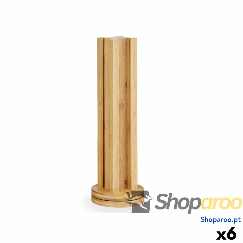 Suporte para 36 Cápsulas de Café Kinvara CN KT225036 Bambu 11 x 34 cm Giratório (6 Unidades)