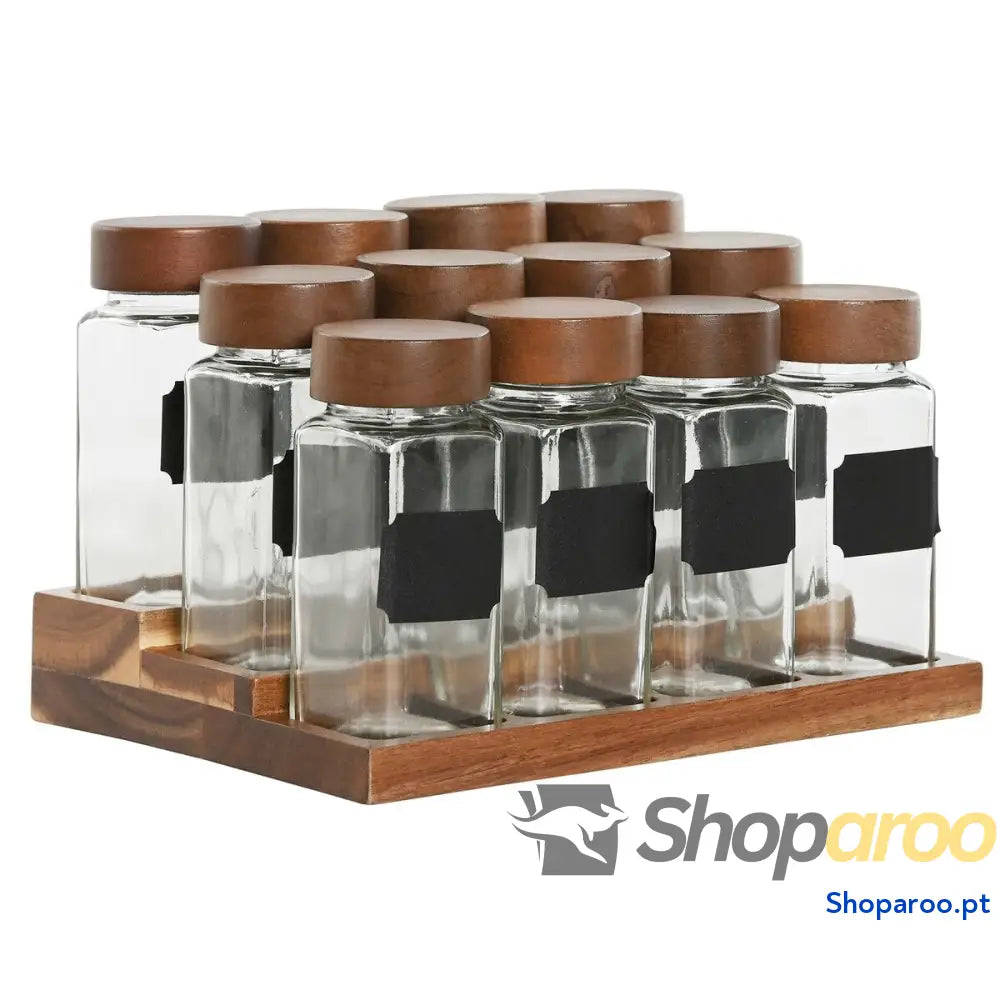 Suporte para Especiarias Home ESPRIT 90 ml 20,5 x 16,5 x 13 cm