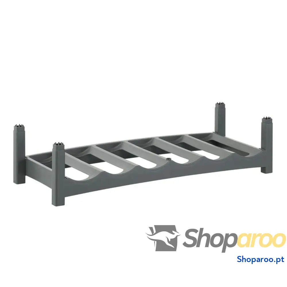 Suporte para garrafas Rotho VARIO Cinzento