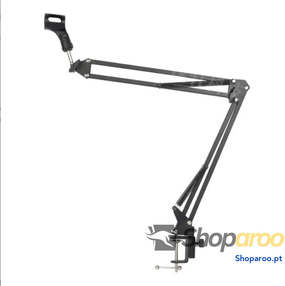 Suporte para microfone de mesa portátil ajustável NB35 com braço articulado