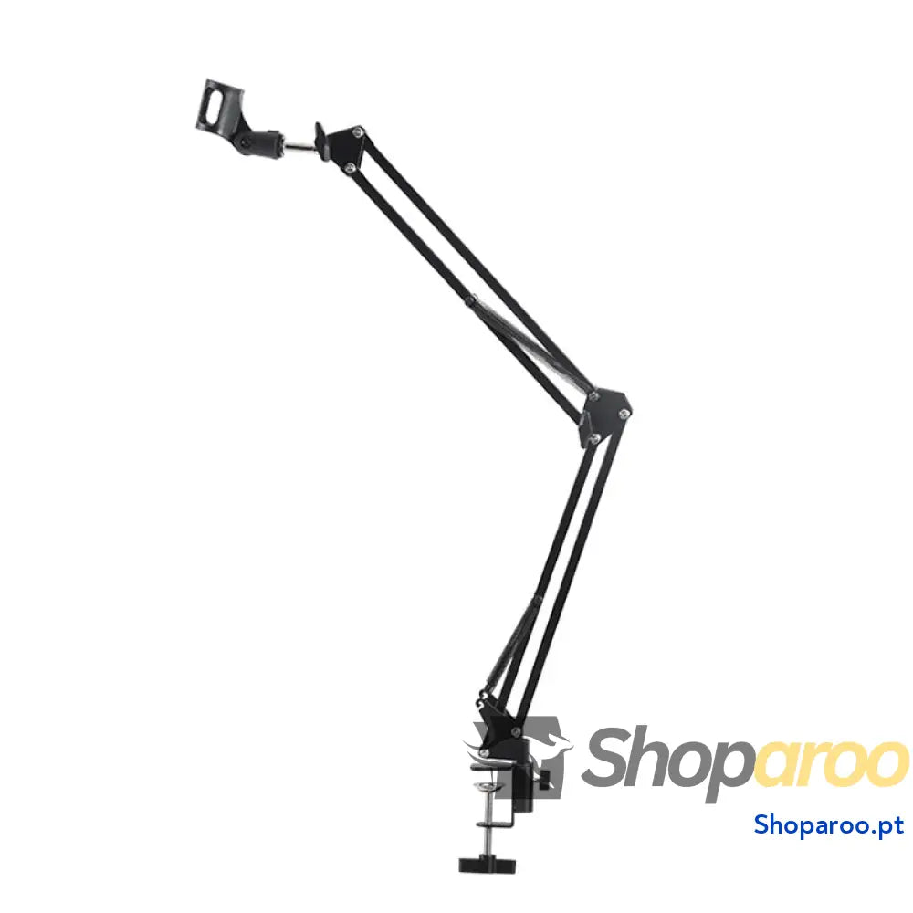 Suporte para microfone de mesa portátil ajustável NB35 com braço articulado