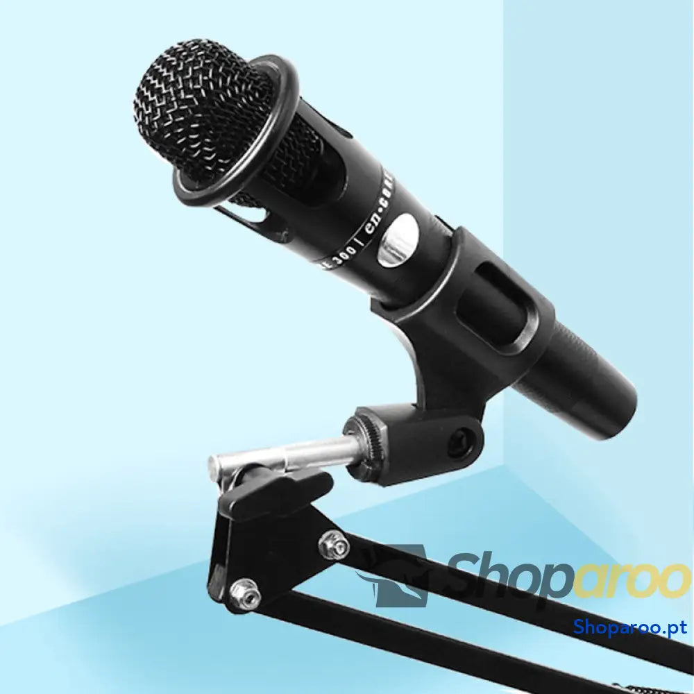 Suporte para microfone de mesa portátil ajustável NB35 com braço articulado
