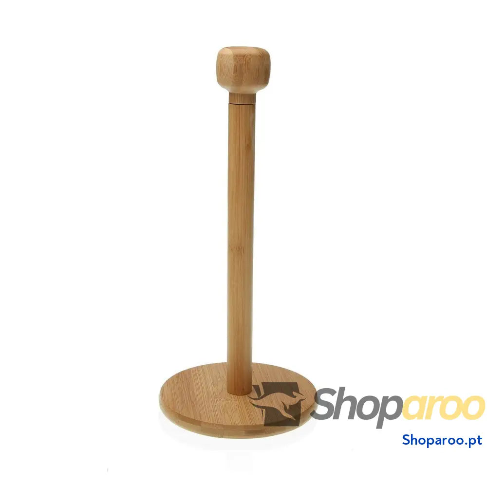 Suporte para Rolos de Papel de Cozinha Versa 16,2 x 34 x 16,2 cm Bambu