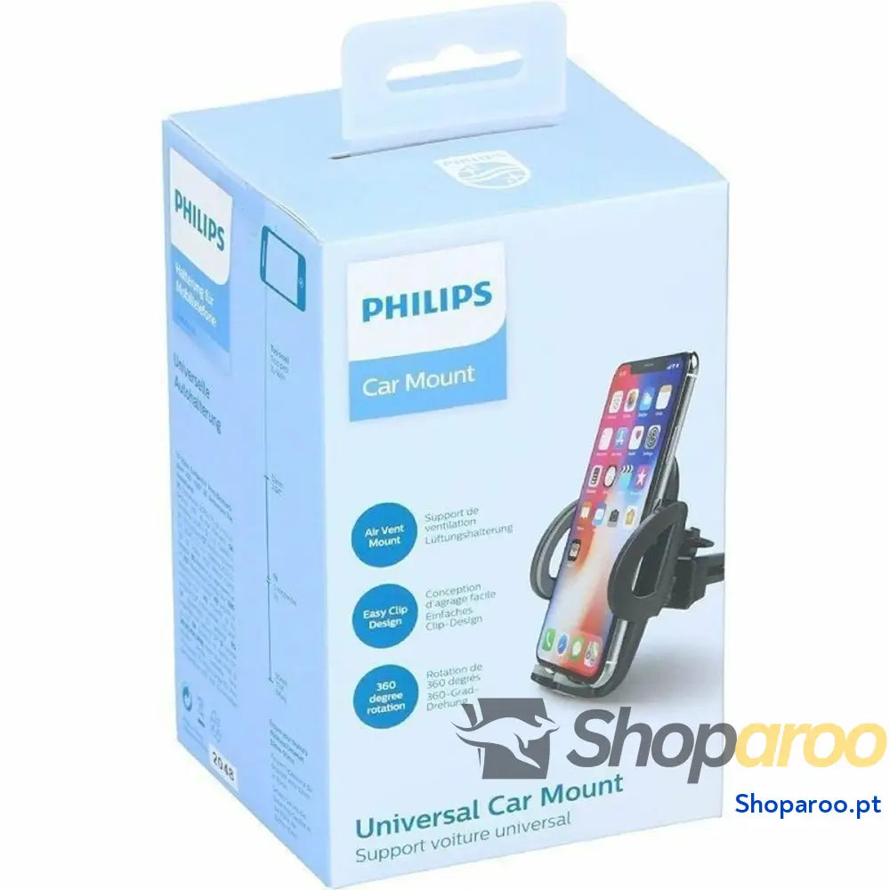 Suporte para telemóveis Philips DLK3531 Preto Silicone