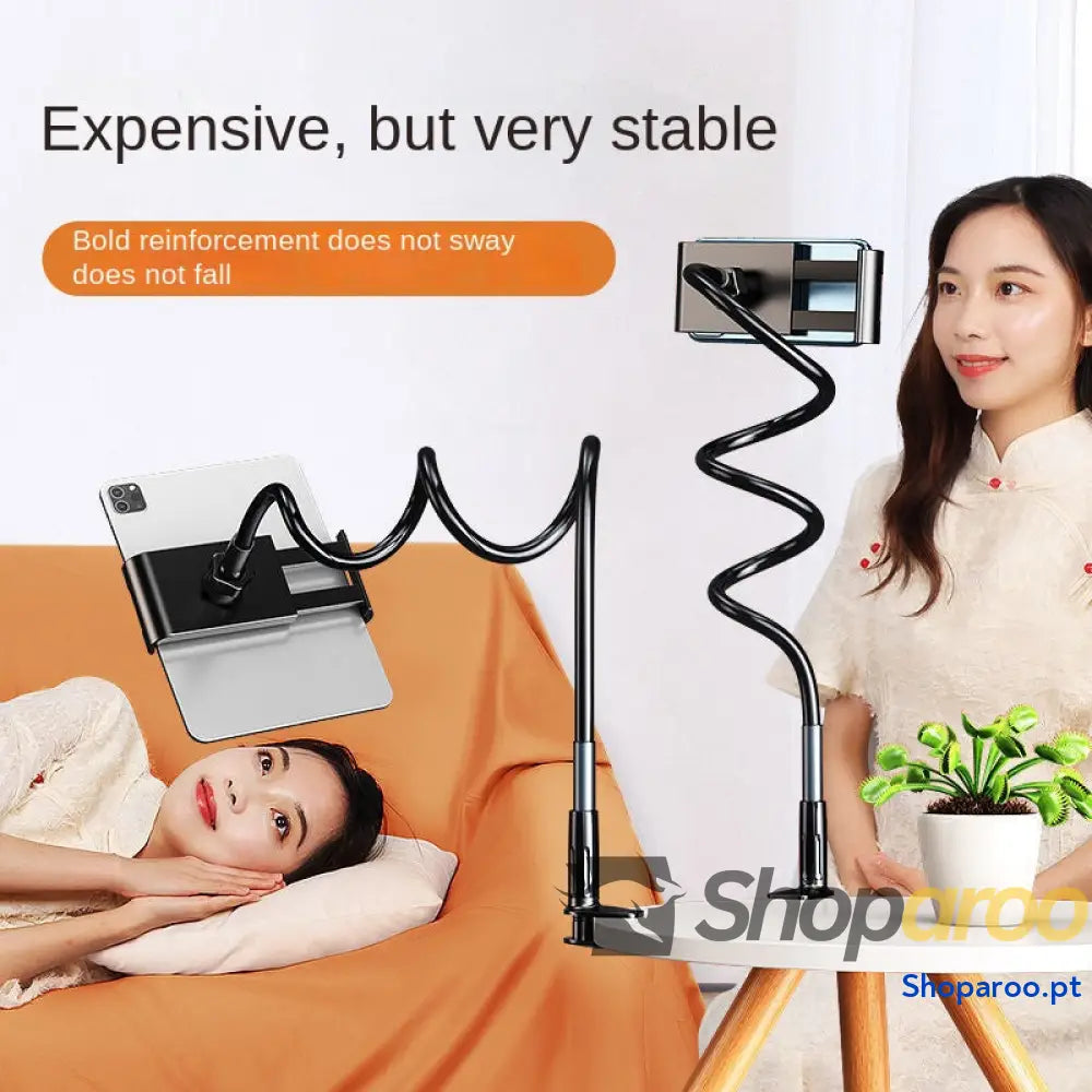 Suporte universal para tablet cabeceira e mesa - ajustável telemóvel
