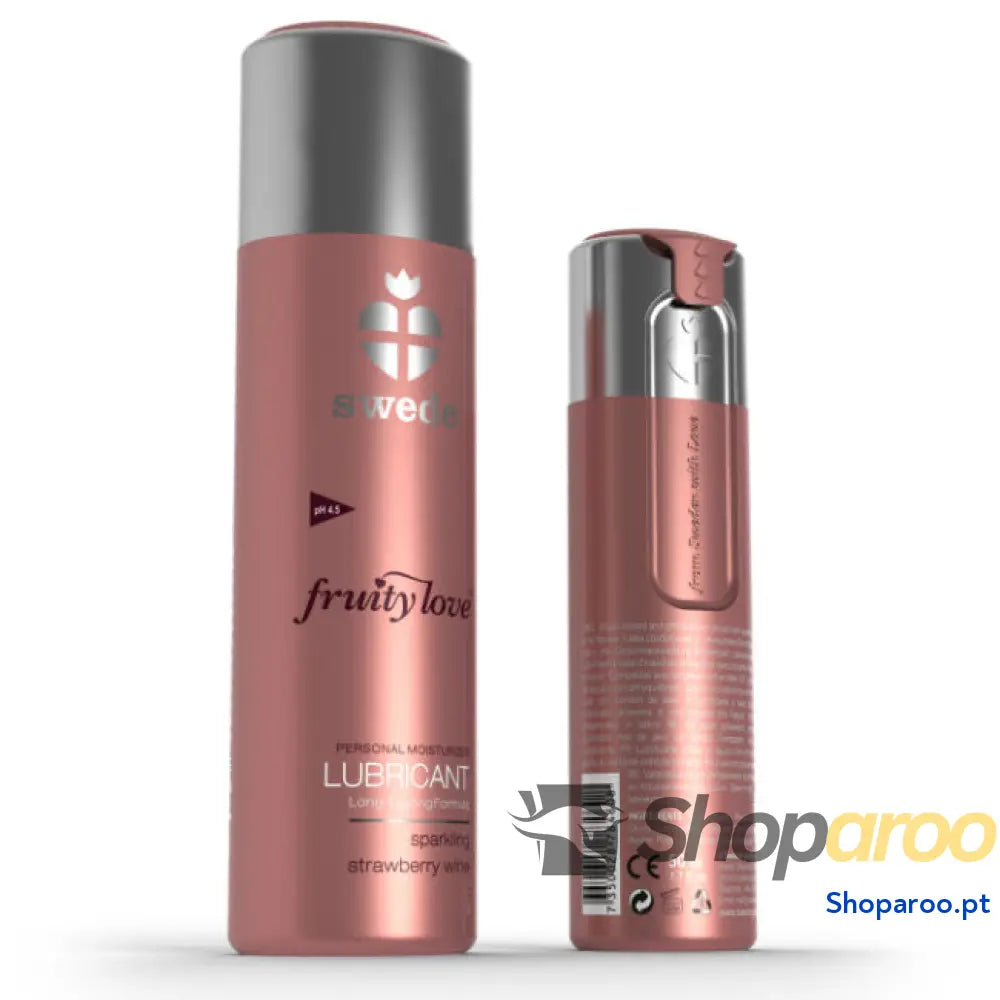 SWEDE FRUITY LOVE LUBRIFICANTE ESPUMANTE MORANGO VINHO 50 ML