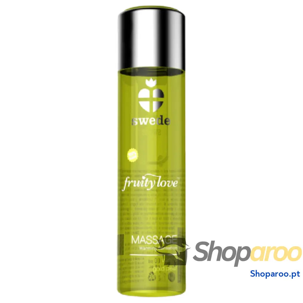 SWEDE - FRUITY LOVE ÓLEO DE MASSAGEM EFEITO DE AQUECIMENTO BAUNILHA E PÊRA DOURADA 120 ML