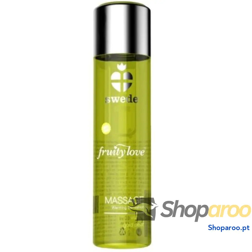 SWEDE - FRUITY LOVE ÓLEO DE MASSAGEM EFEITO DE AQUECIMENTO BAUNILHA E PÊRA DOURADA 60 ML.