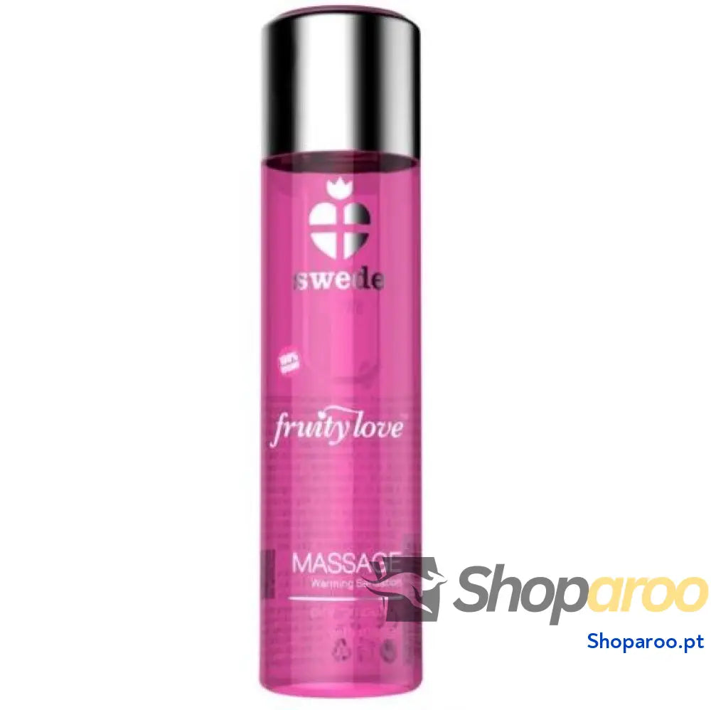 SWEDE - FRUITY LOVE ÓLEO DE MASSAGEM EFEITO DE AQUECIMENTO TORANJA ROSA COM MANGA 60 ML