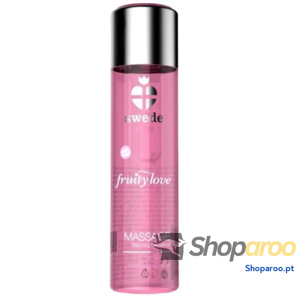 SWEDE - ÓLEO DE EFEITO DE CALOR FRUTO AMOR MORANGOS COM CHAMPANHE 60 ML