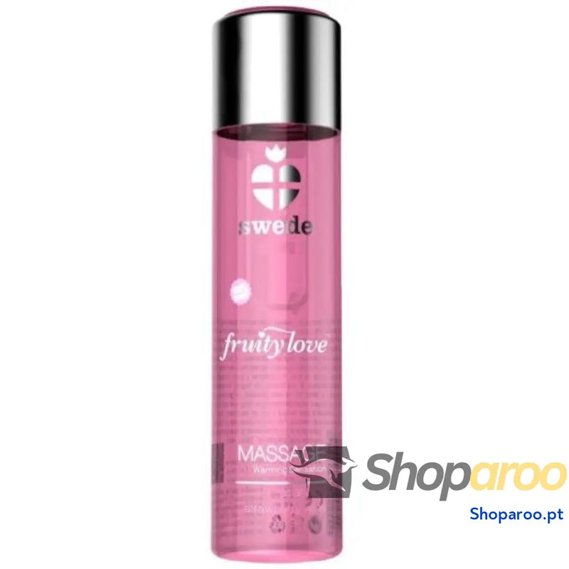 SWEDE - ÓLEO DE EFEITO DE CALOR FRUTO AMOR MORANGOS COM CHAMPANHE 60 ML