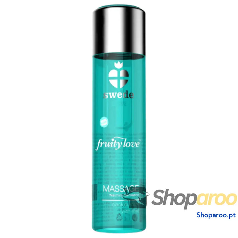 SWEDE - ÓLEO DE MASSAGEM DE EFEITO AQUECENTE FRUTO DE GROSELHA PRETA E LIMÃO 120 ML