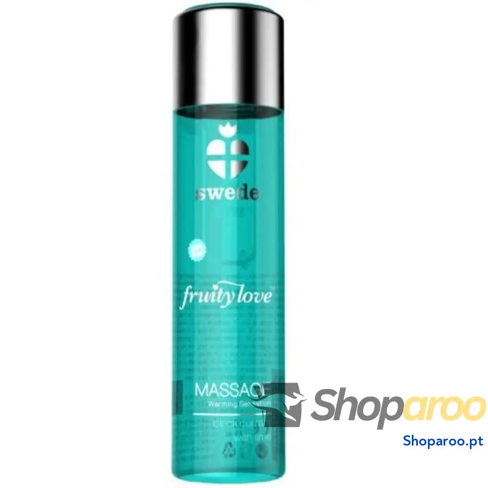 SWEDE - ÓLEO DE MASSAGEM DE EFEITO AQUECENTE FRUTO DE GROSELHA PRETA E LIMÃO 60 ML