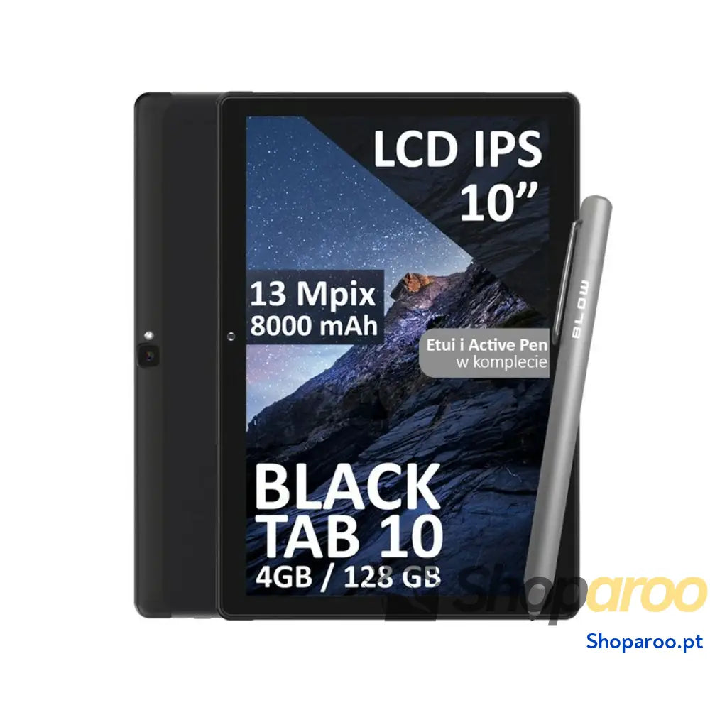 Tablet Blow BlackTAB10 10,1" MediaTek MT8788 4 GB RAM 128 GB Preto