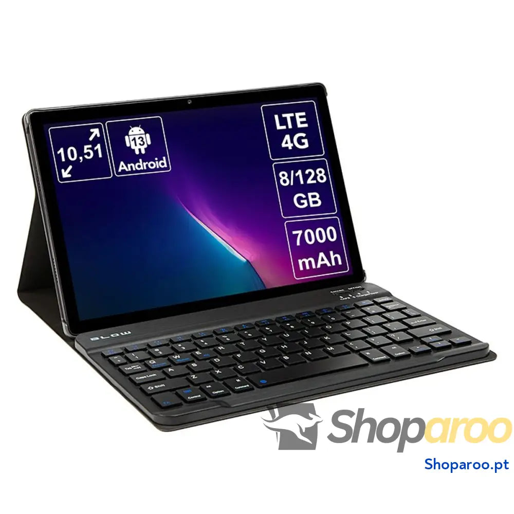 Tablet Blow Platinum TAB 11 10,5" Unisoc Tiger T618 8 GB RAM 128 GB Preto