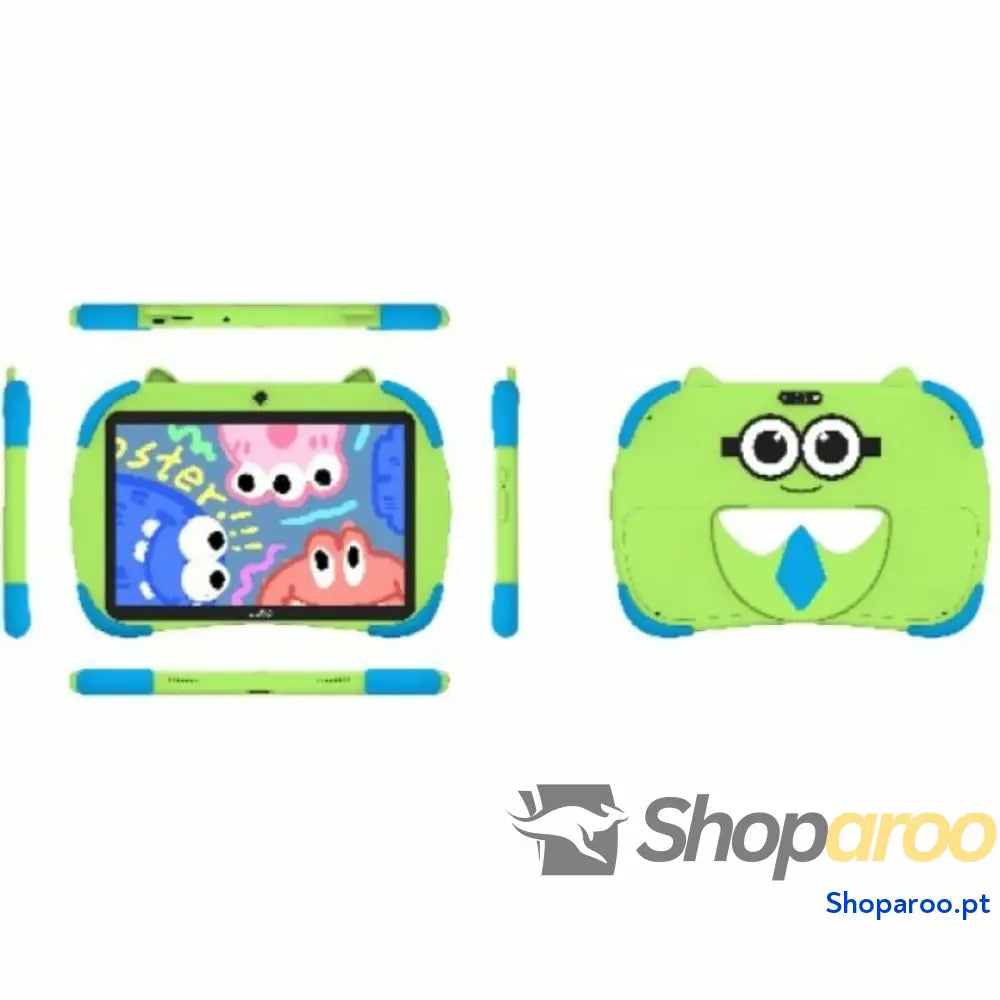 Tablet Qubo TKIDS-100 Quad Core 4 GB RAM 64 GB Verde
