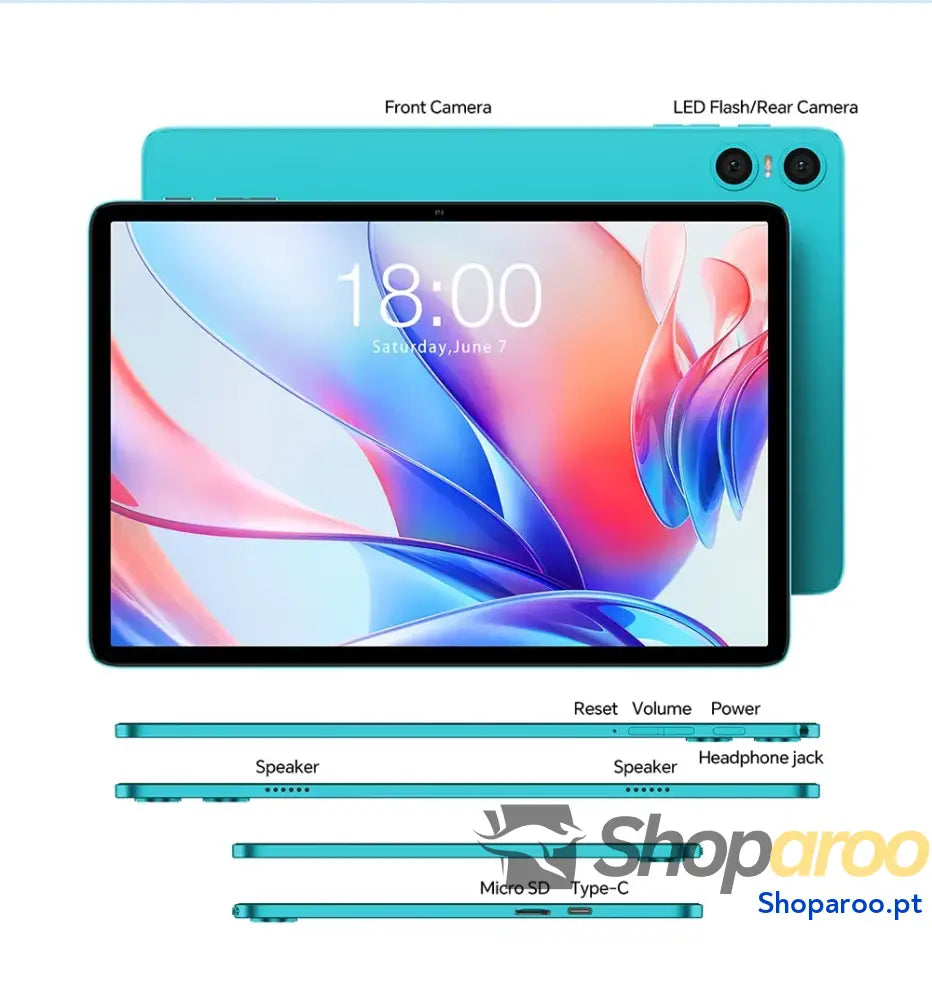 Tablet Teclast P30 Octa Core UNISOC T606 10,1 Polegadas 12GB RAM