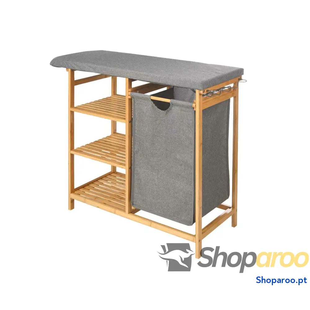 Tábua de Engomar Kipit 1443FL BAMBOO.2 Cinzento Tecido Bambu