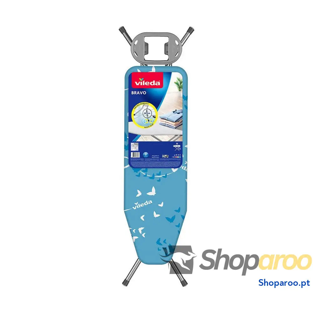 Tábua de Engomar Vileda Bravo Azul Aço 120 x 38 cm Geométrico