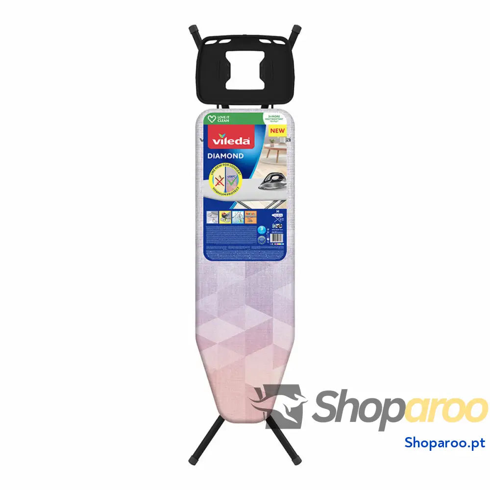 Tábua de Engomar Vileda Diamond 173216 Alumínio Aço 120 x 38 cm