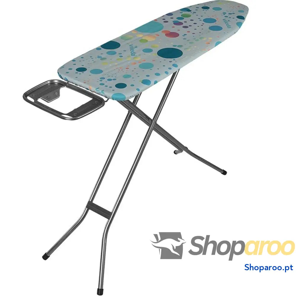 Tábua de Engomar Vileda Star Estampado Espuma Algodão Metal Aço inoxidável 120 x 38 cm