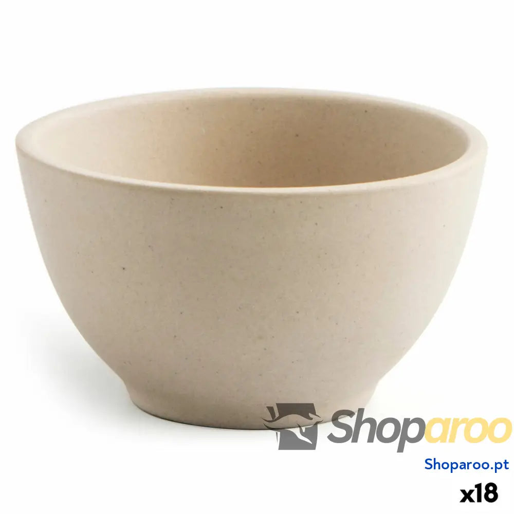 Taça para Aperitivos Quid Mineral Gres Bege Cerâmica 9 x 5 cm (18 Unidades)