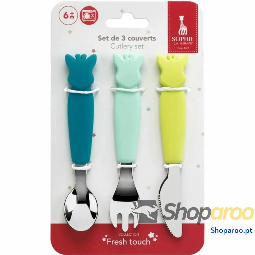 Talheres Sophie la Girafe Silicone
