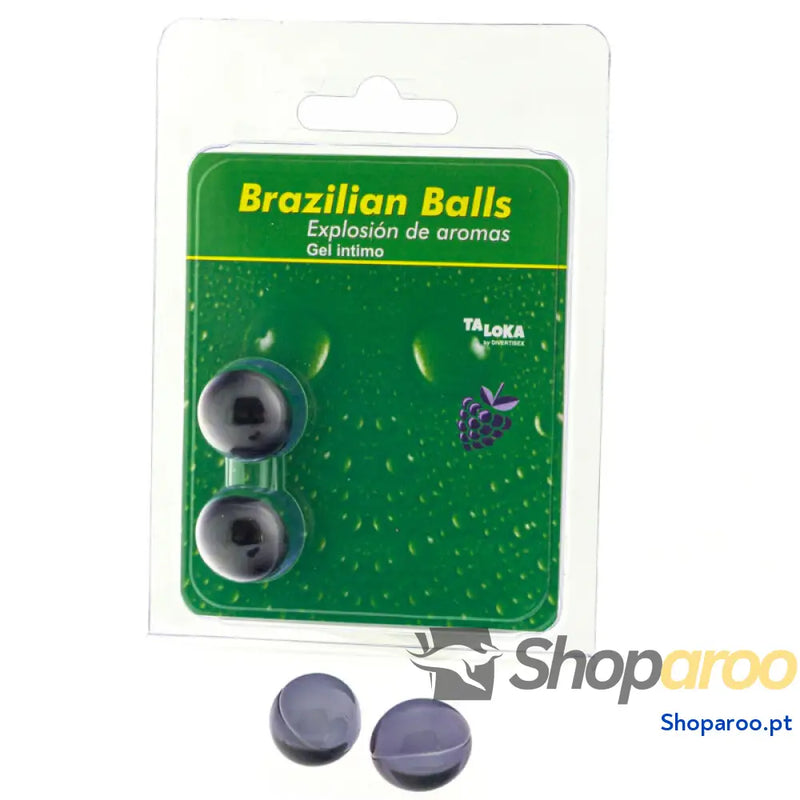 TALOKA 2 BOLAS BRASILEIRAS BAGAS GEL ÍNTIMO