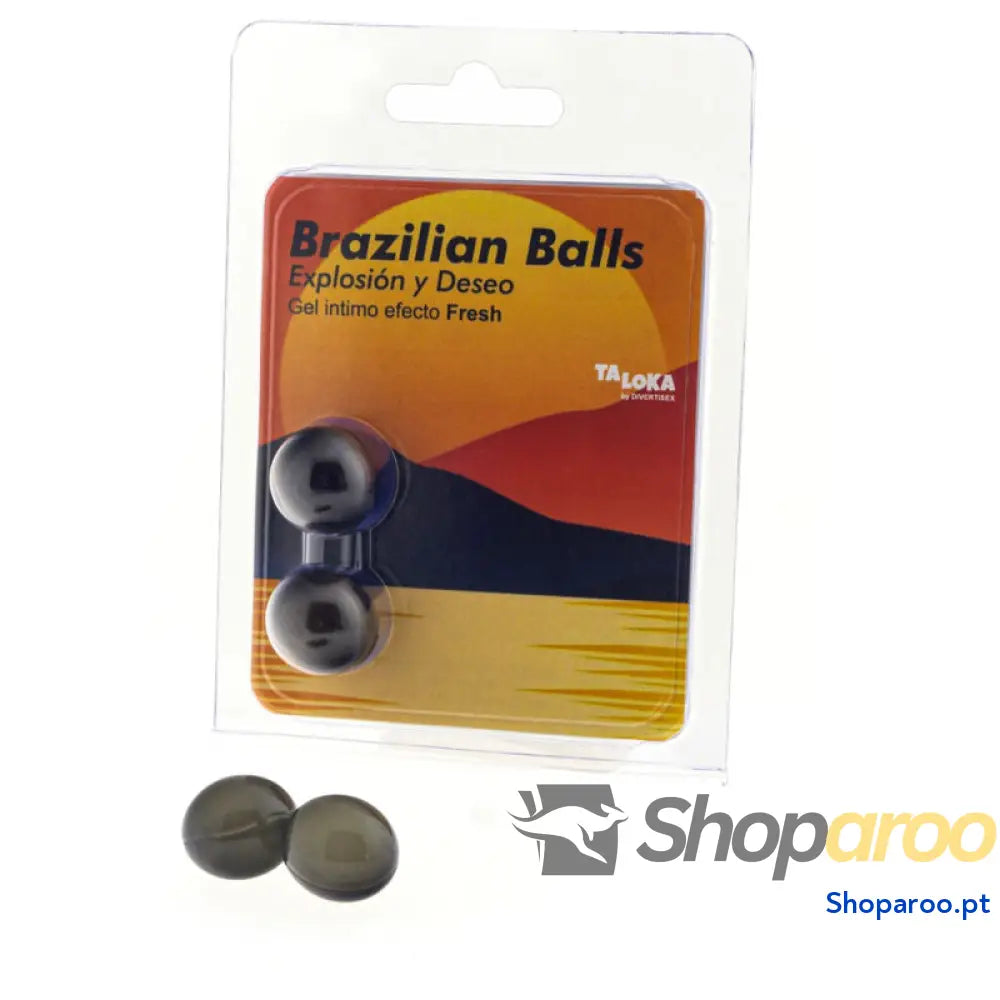 TALOKA - 2 BOLAS BRASILEIRAS GEL EFEITO EMOCIONANTE