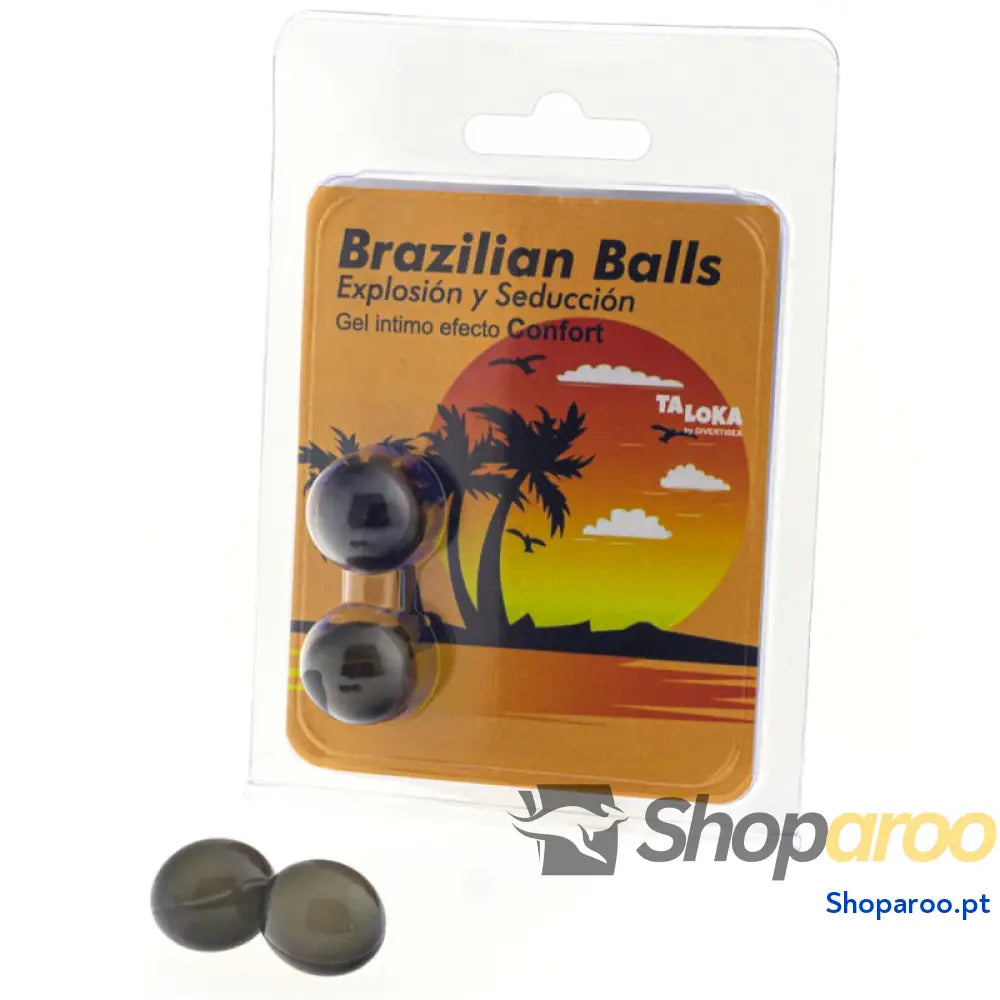 TALOKA - 2 BOLAS BRASILEIRAS GEL EMOCIONANTE EFEITO CONFORTO