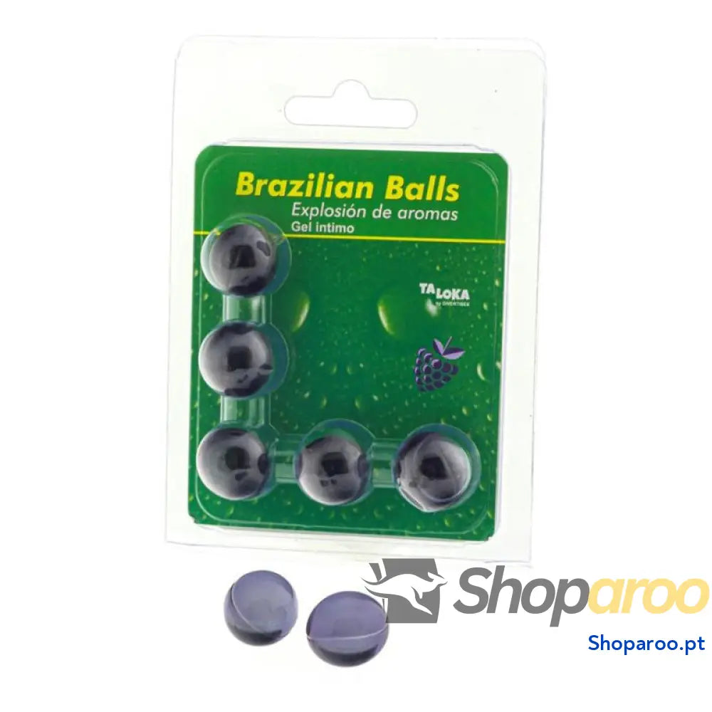 TALOKA - 5 BOLAS BRASILEIRAS BAGAS GEL ÍNTIMO