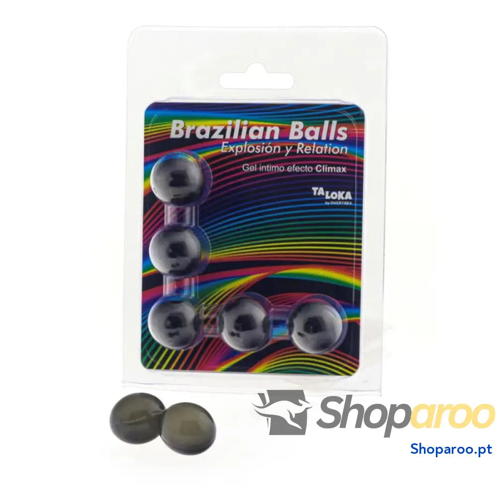 TALOKA - 5 BOLAS BRASILEIRAS EFEITO CLIMAX GEL EMOCIONANTE