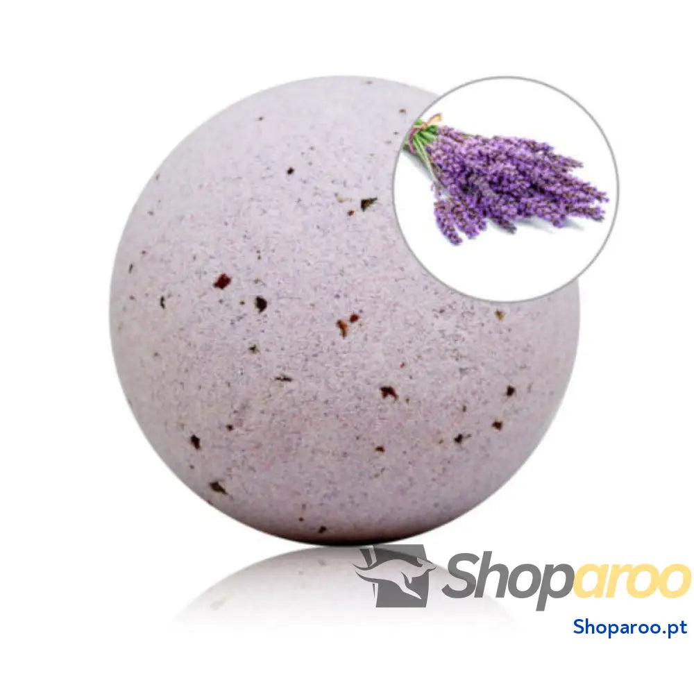 TALOKA BOMBA DE BANHO PERFUMADA LAVANDA COM PÉTALAS ROSA