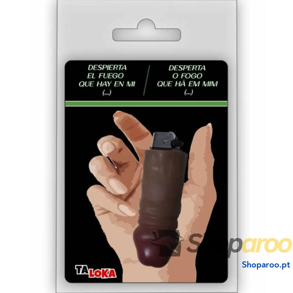 TALOKA - FANTSTICO LEVE EM FORMA DE PÊNIS DE COR MULATO 100% RECARREGVEL