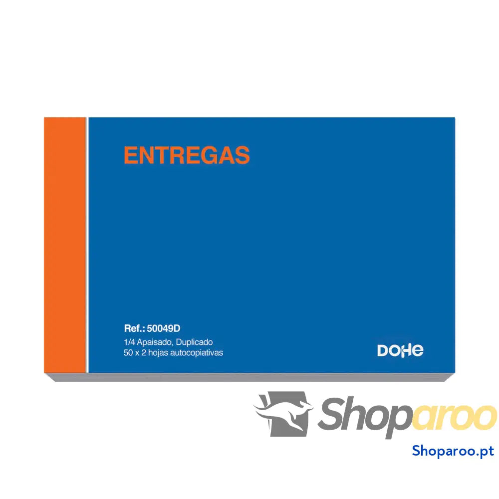 Talonário de Entregas DOHE 50049D 1/4 10 Peças 100 Folhas