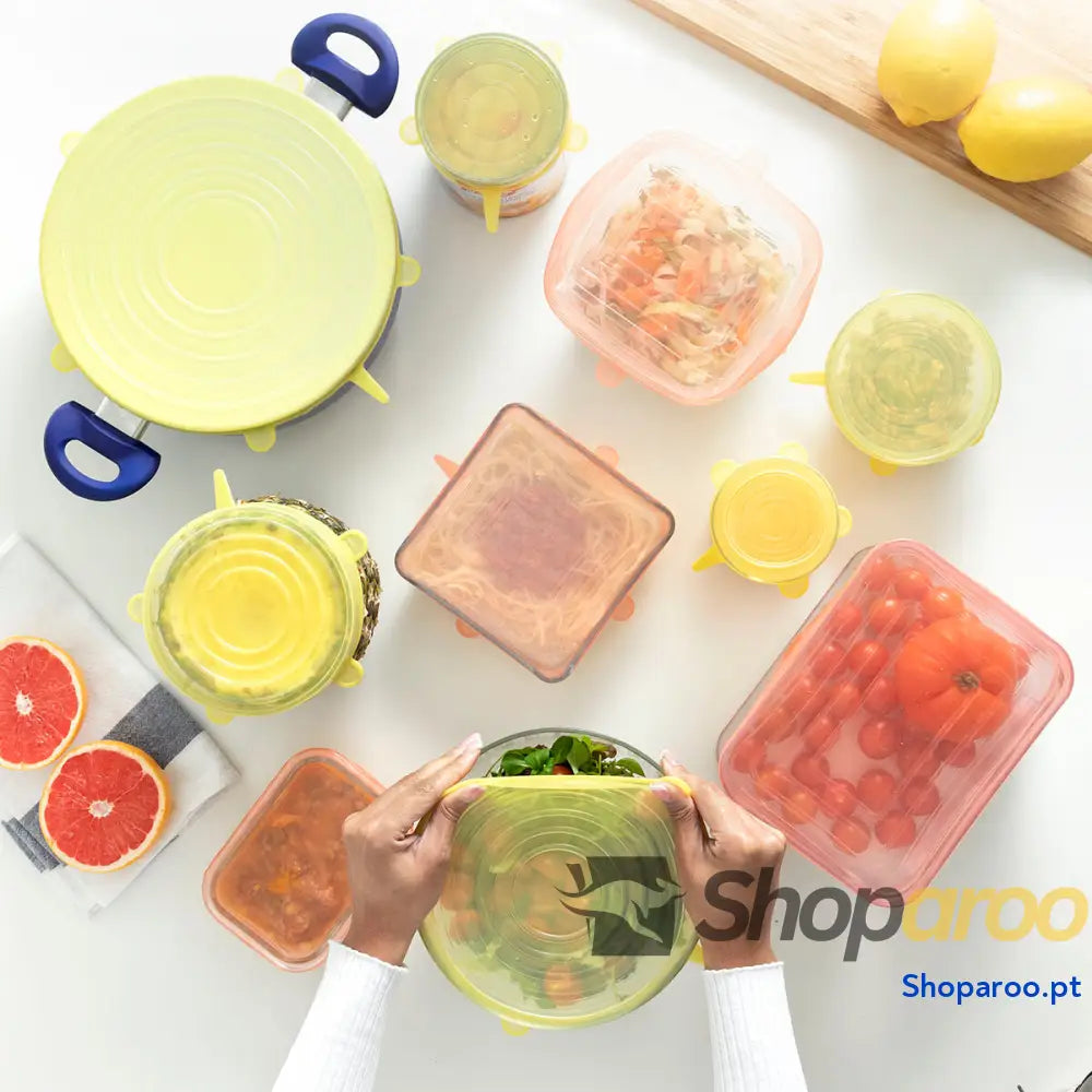 Tampas de Cozinha Reutilizáveis para Armazenar Alimentos Lilyd InnovaGoods