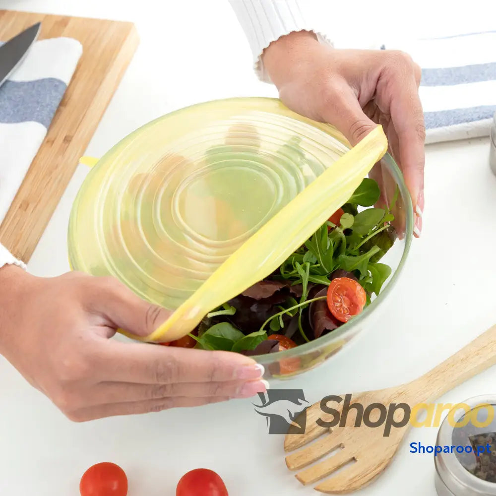 Tampas de Cozinha Reutilizáveis para Armazenar Alimentos Lilyd InnovaGoods