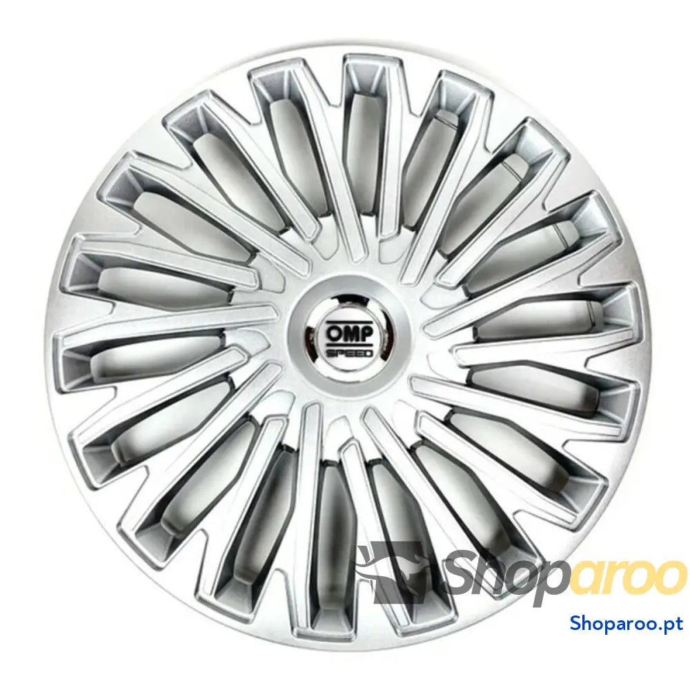 Tapacubos OMP Stinger Speed Prateado 15" (4 uds)
