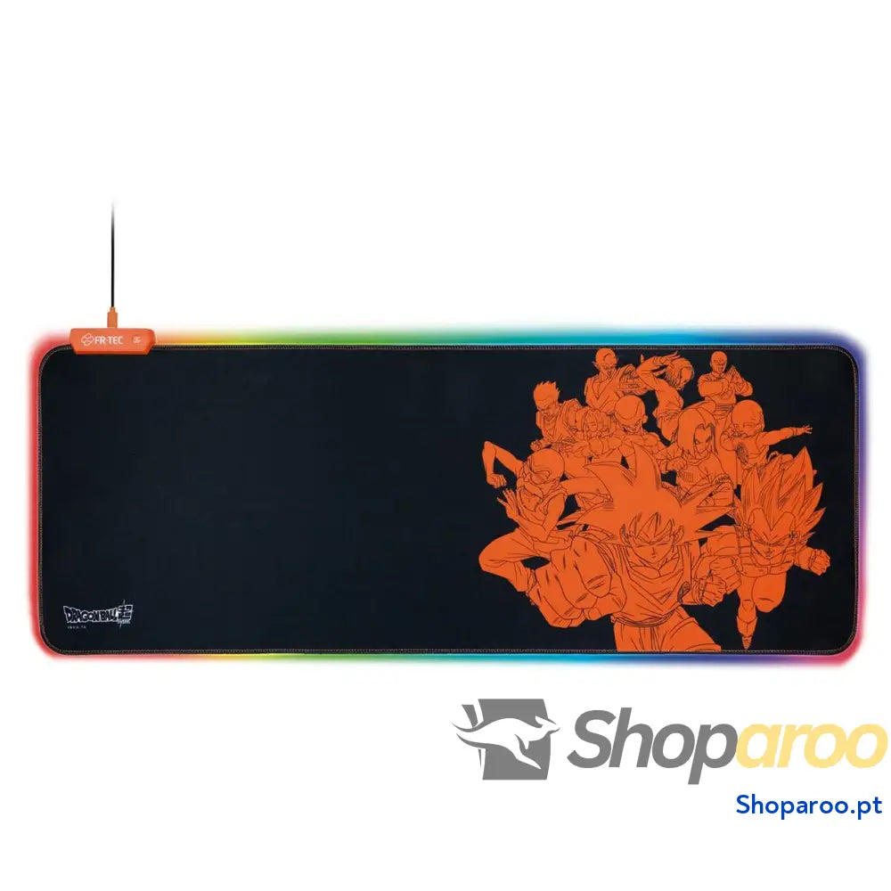Tapete com iluminação LED para videojogos FR-TEC DBPCMOUPADGO