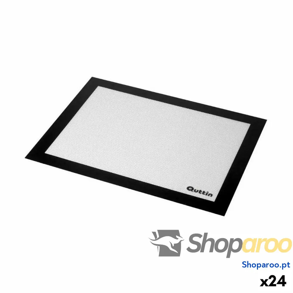 Tapete de cozedura Quttin Silicone 30 x 40 cm (24 Unidades)