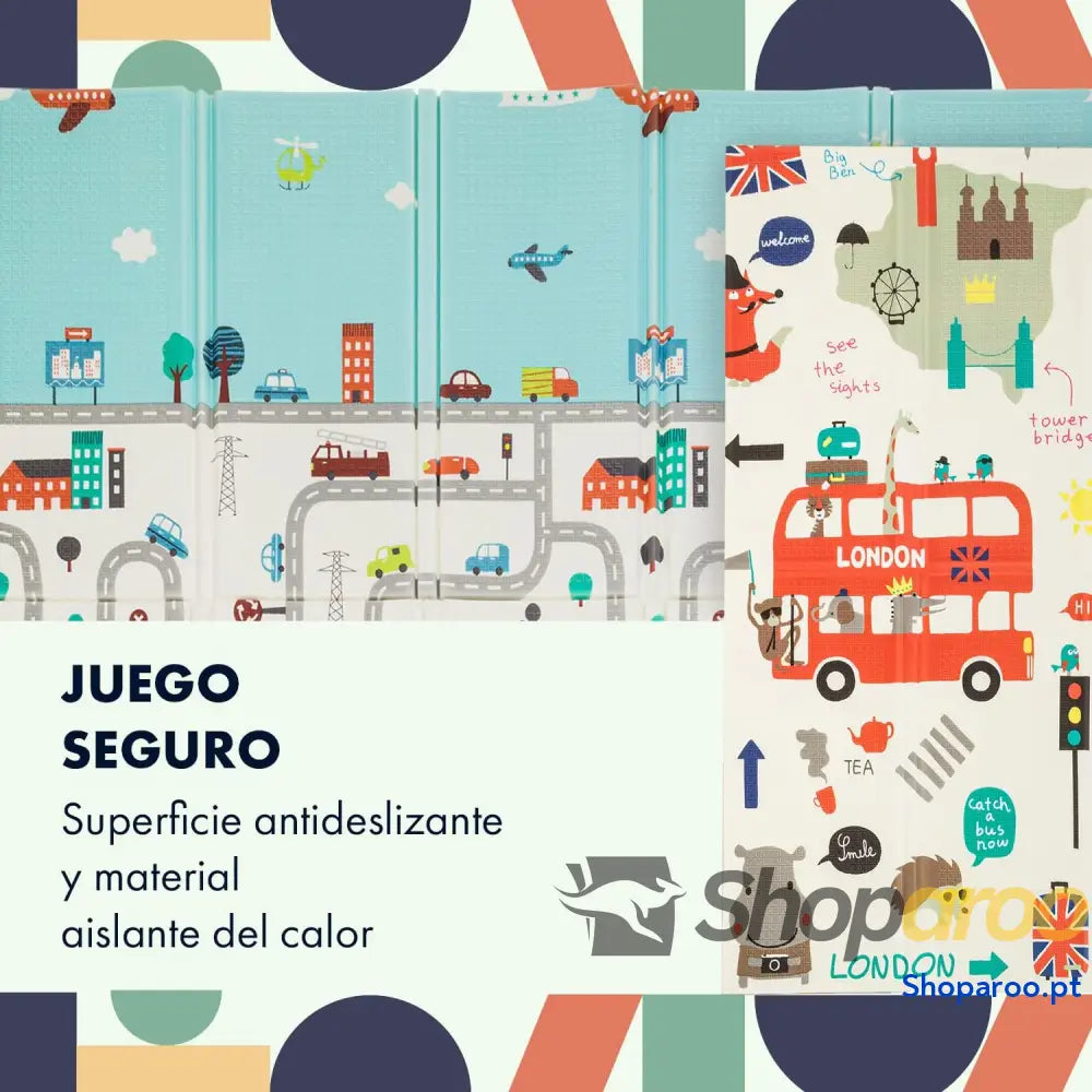 Tapete de espuma XPE para jogos bebés